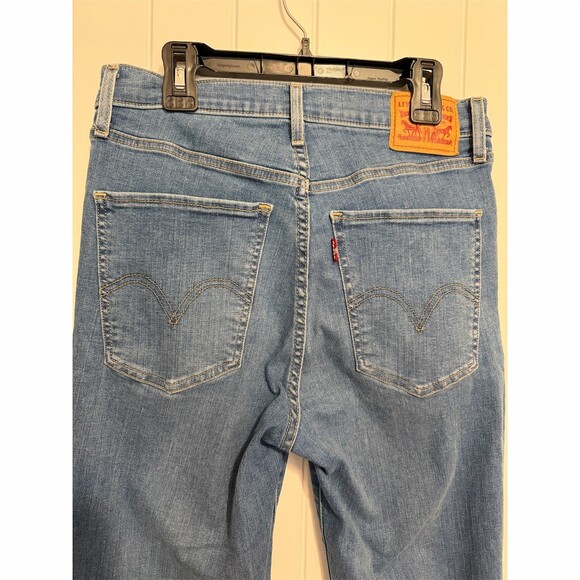 Levi’s Mile High Super Skinny Jeans Womens 29 High Rise Medium Wash Blue - Picture 4 of 6